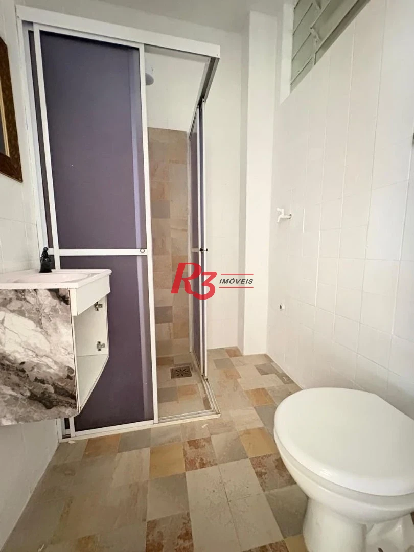 Apartamento com 1 dormitório à venda, 45 m² por R$ 349.000,00 - Boqueirão - Santos/SP