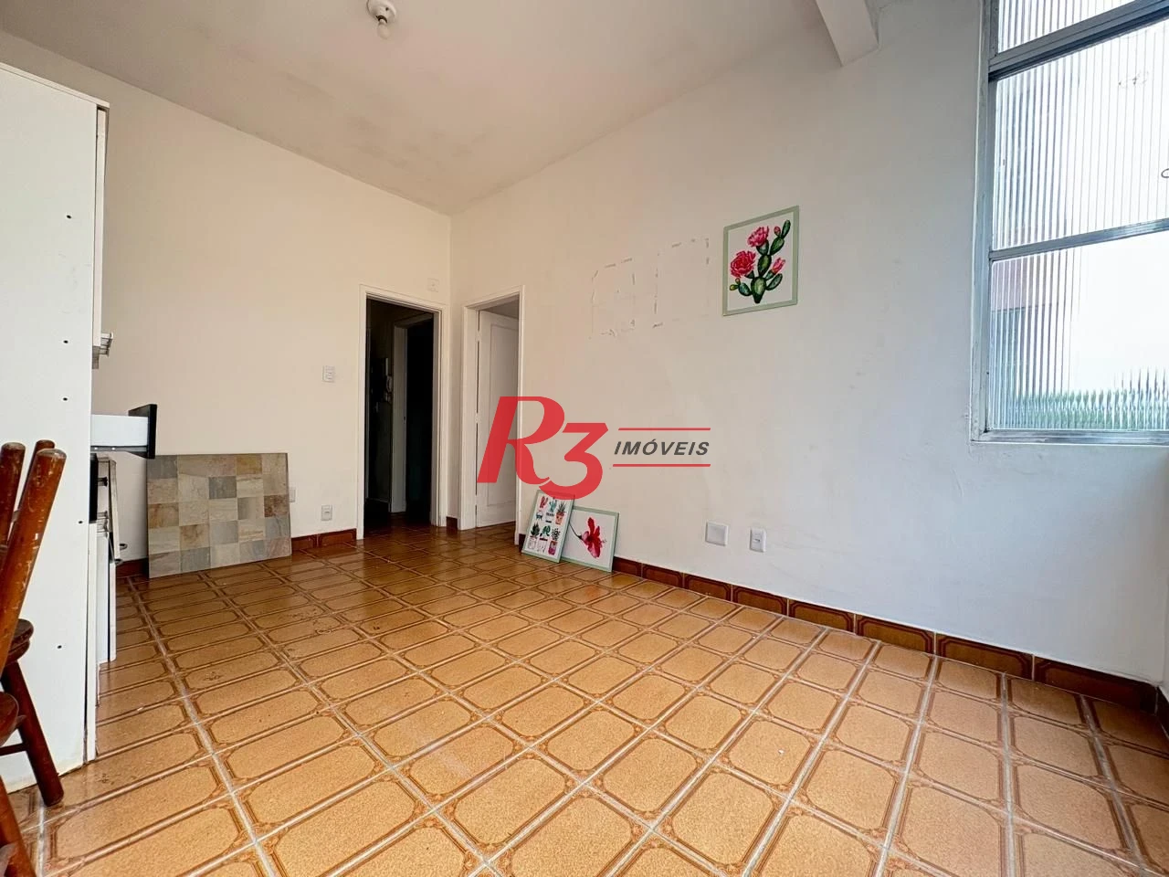 Apartamento com 1 dormitório à venda, 45 m² por R$ 349.000,00 - Boqueirão - Santos/SP