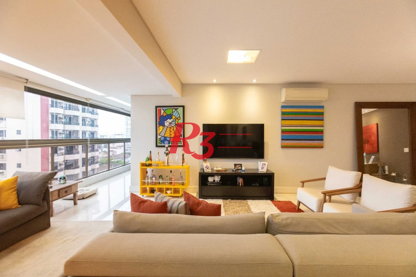 Apartamento com 3 dormitórios à venda, 171 m² por R$ 2.300.000,00 - Embaré - Santos/SP