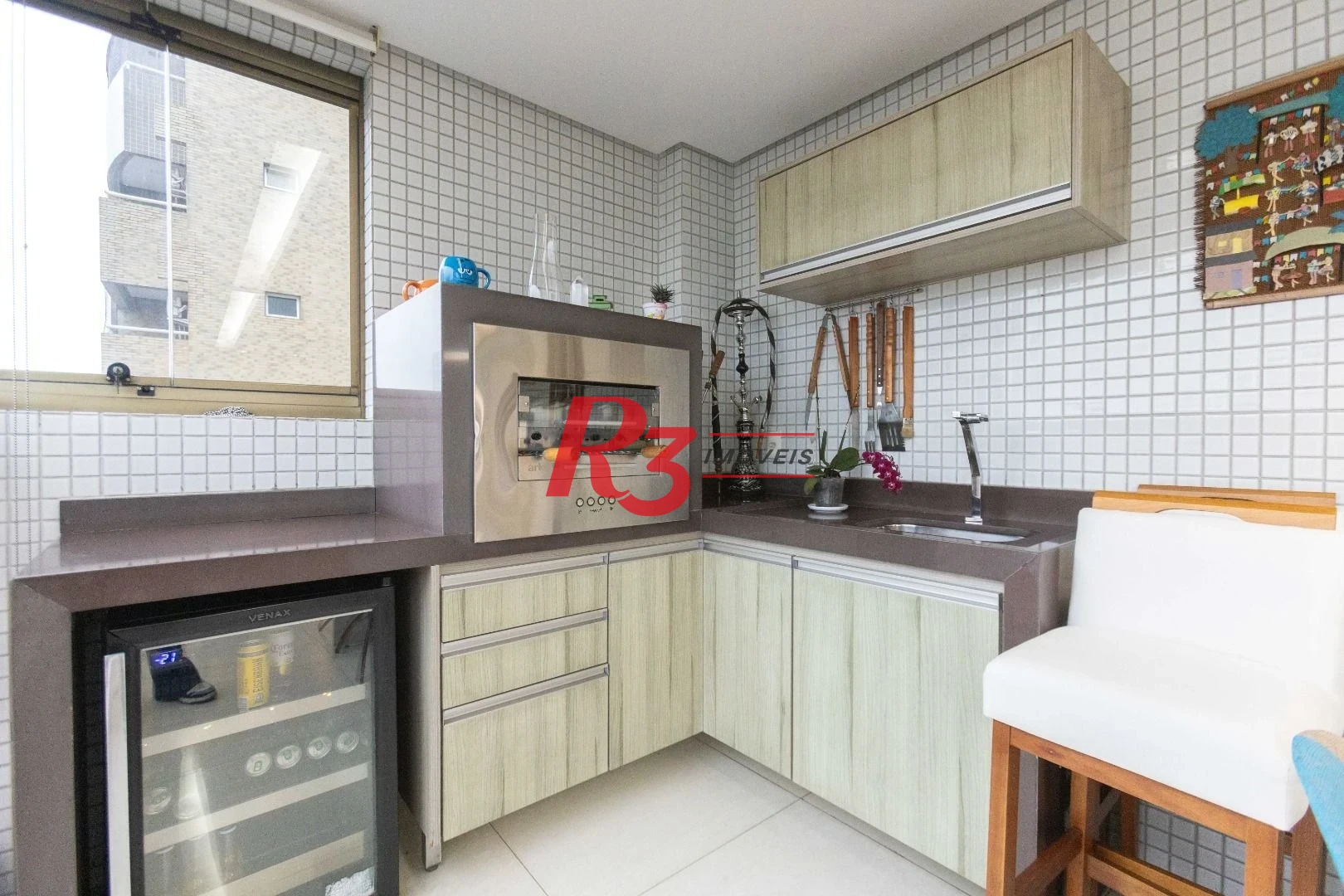Apartamento com 3 dormitórios à venda, 171 m² por R$ 2.300.000,00 - Embaré - Santos/SP