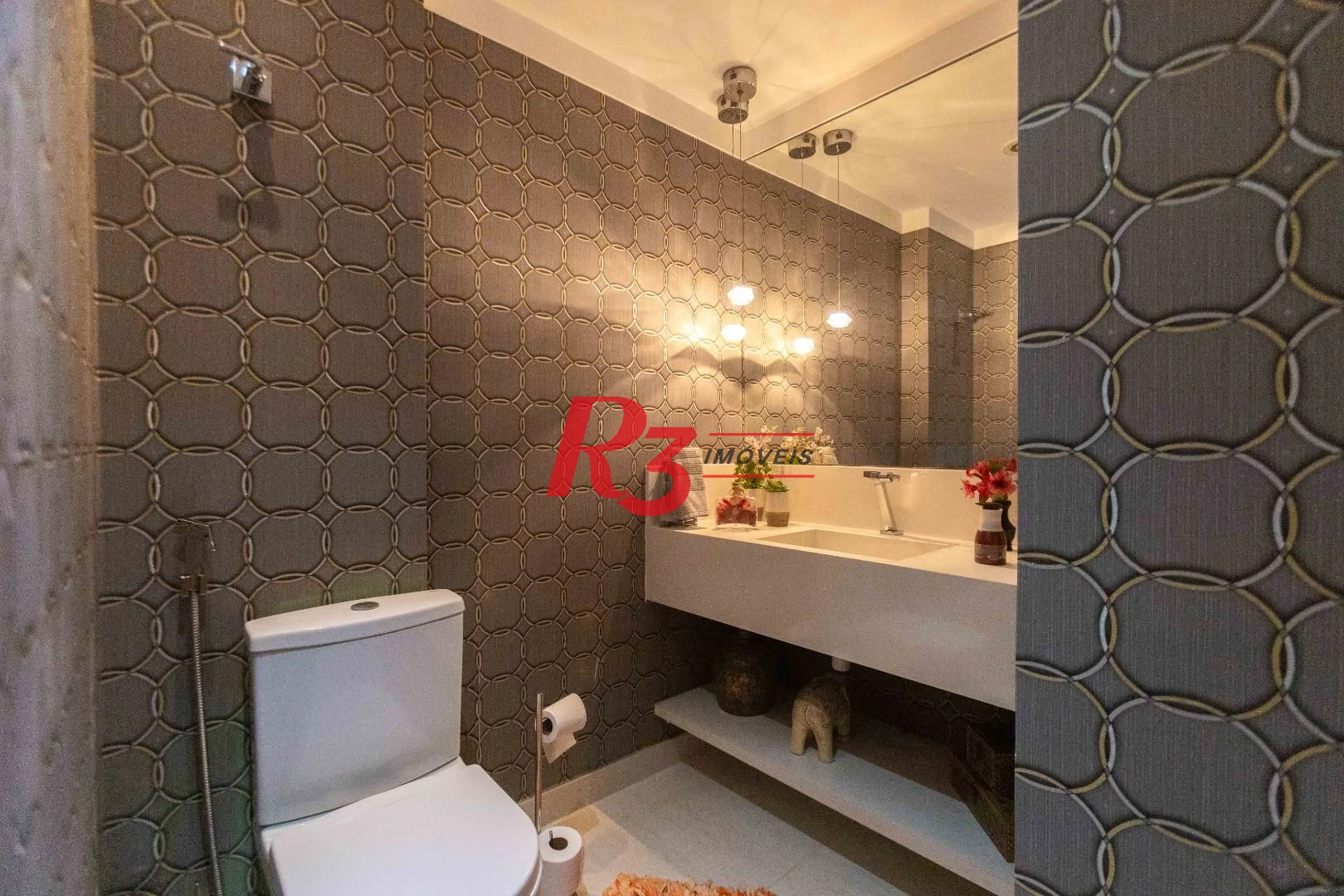 Apartamento com 3 dormitórios à venda, 171 m² por R$ 2.300.000,00 - Embaré - Santos/SP
