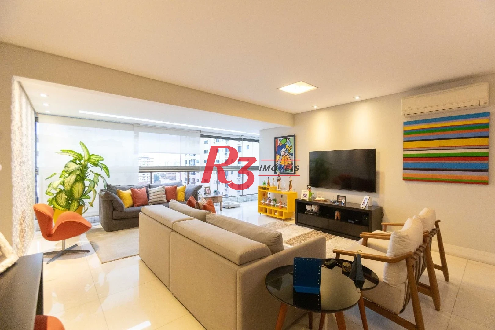 Apartamento com 3 dormitórios à venda, 171 m² por R$ 2.300.000,00 - Embaré - Santos/SP