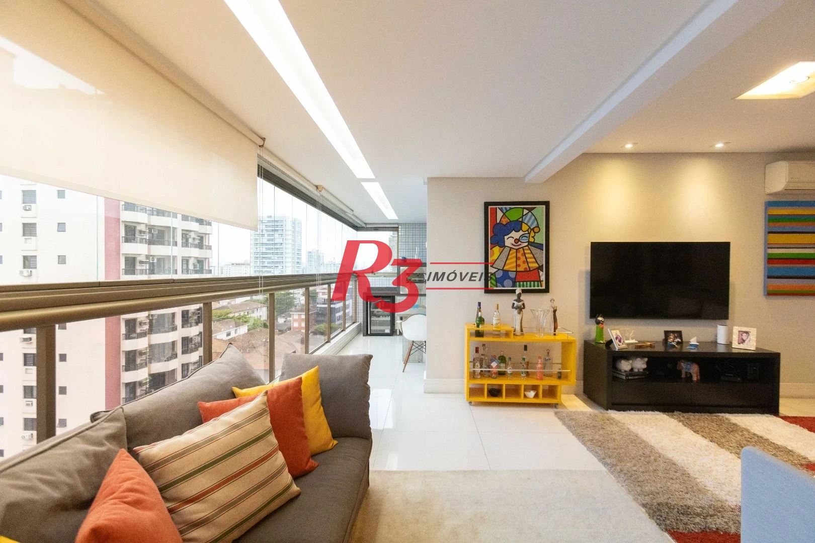 Apartamento com 3 dormitórios à venda, 171 m² por R$ 2.300.000,00 - Embaré - Santos/SP