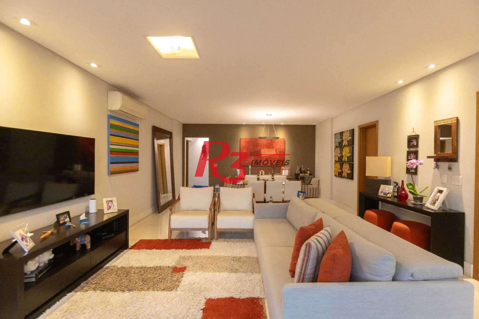 Apartamento com 3 dormitórios à venda, 171 m² por R$ 2.300.000,00 - Embaré - Santos/SP