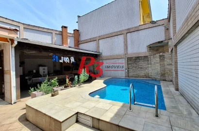 Sobrado com 3 dormitórios à venda, 162 m² por R$ 1.399.000,00 - Vila Belmiro - Santos/SP