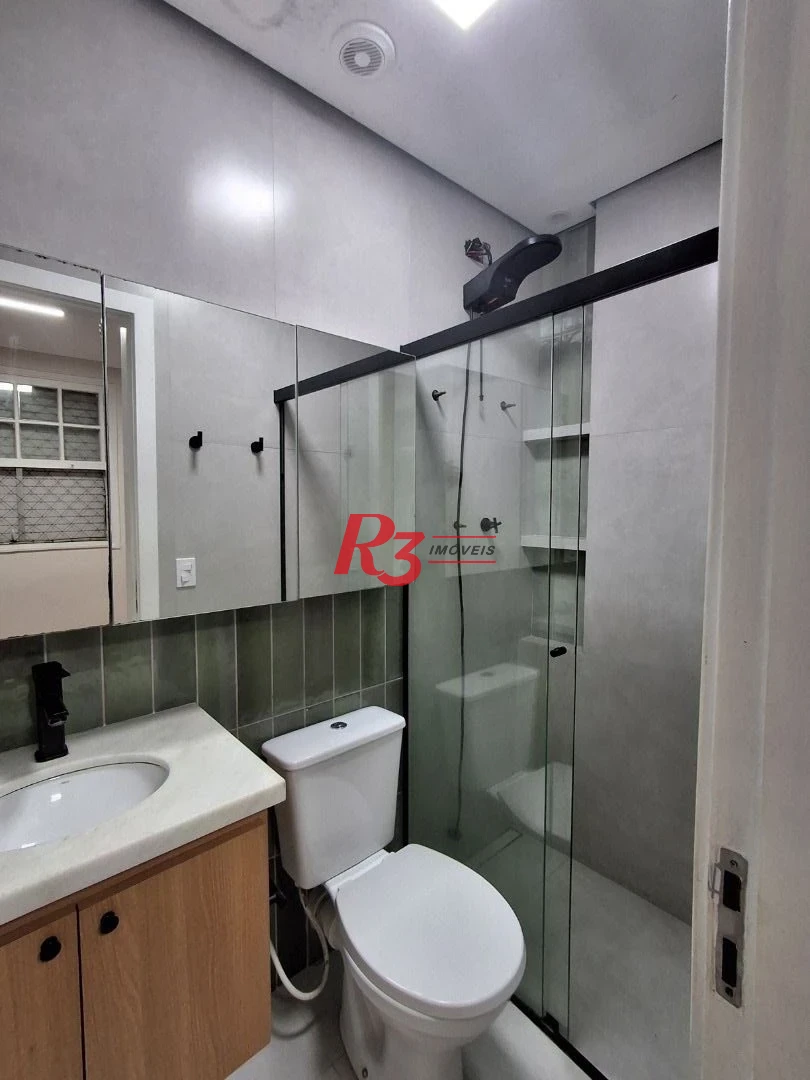 Apartamento com 2 dormitórios para alugar, 70 m² por R$ 3.400,00/mês - Campo Grande - Santos/SP