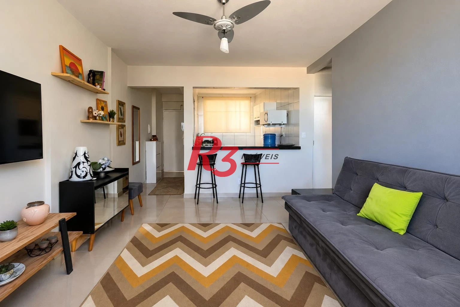 Apartamento com 1 dormitório à venda, 62 m² por R$ 380.000,00 - José Menino - Santos/SP