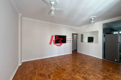 Apartamento com 3 dormitórios para alugar, 100 m² por R$ 4.500,00/mês - Embaré - Santos/SP