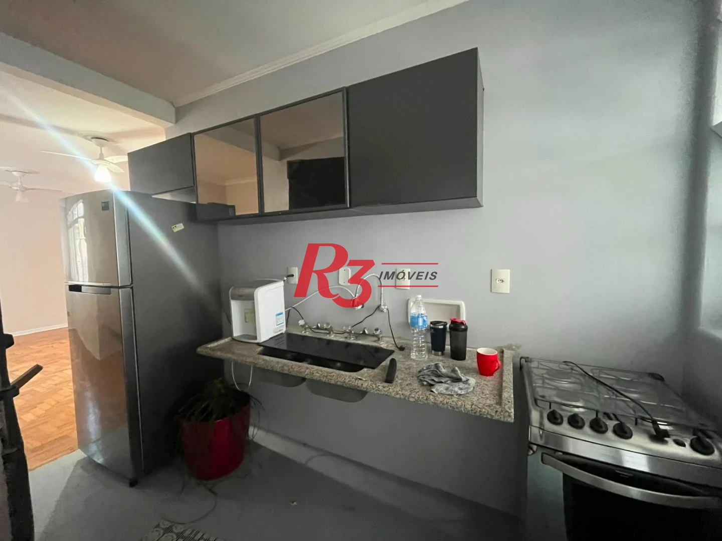 Apartamento com 3 dormitórios para alugar, 100 m² por R$ 4.500,00/mês - Embaré - Santos/SP