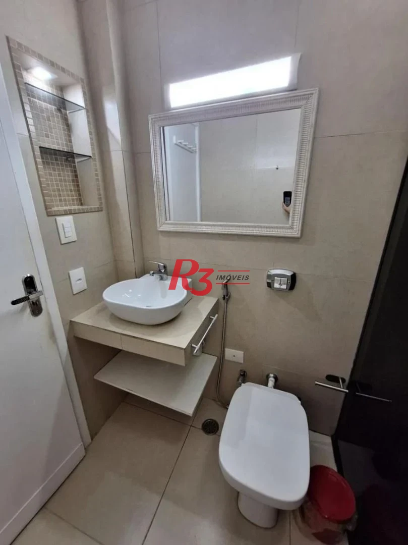 Apartamento com 1 dormitório à venda, 55 m² por R$ 350.000,00 - José Menino - Santos/SP