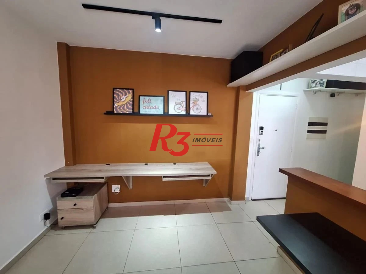 Apartamento com 1 dormitório à venda, 55 m² por R$ 350.000,00 - José Menino - Santos/SP