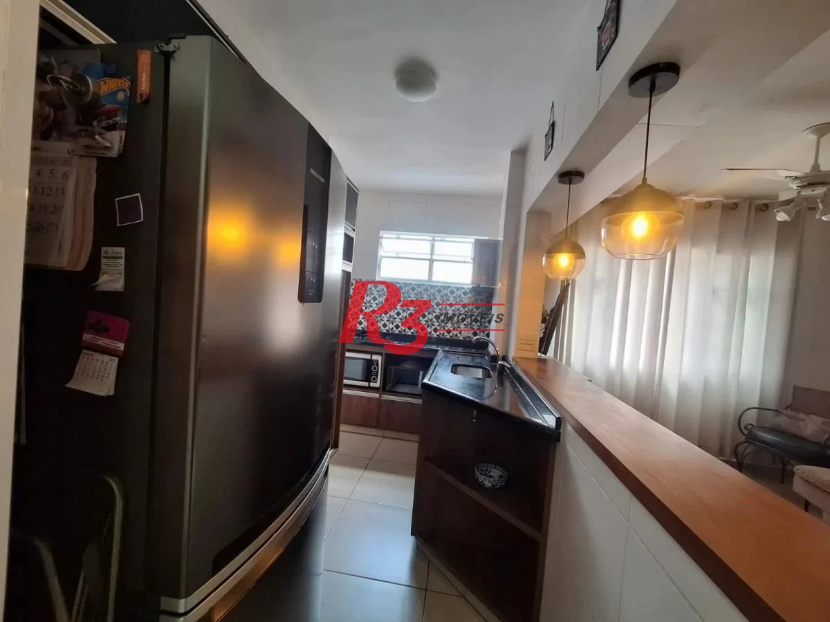 Apartamento com 1 dormitório à venda, 55 m² por R$ 350.000,00 - José Menino - Santos/SP