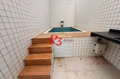 Casa com 3 dormitórios à venda, 100 m² por R$ 1.270.000,00 - Embaré - Santos/SP