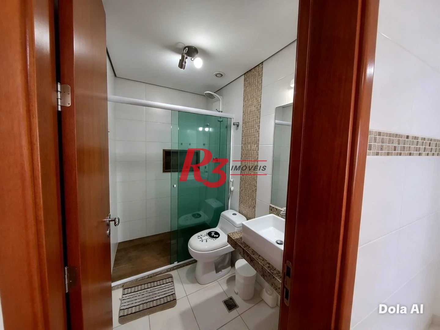 Apartamento com 1 dormitório para alugar, 55 m² por R$ 4.300,00/mês - Vila Matias - Santos/SP
