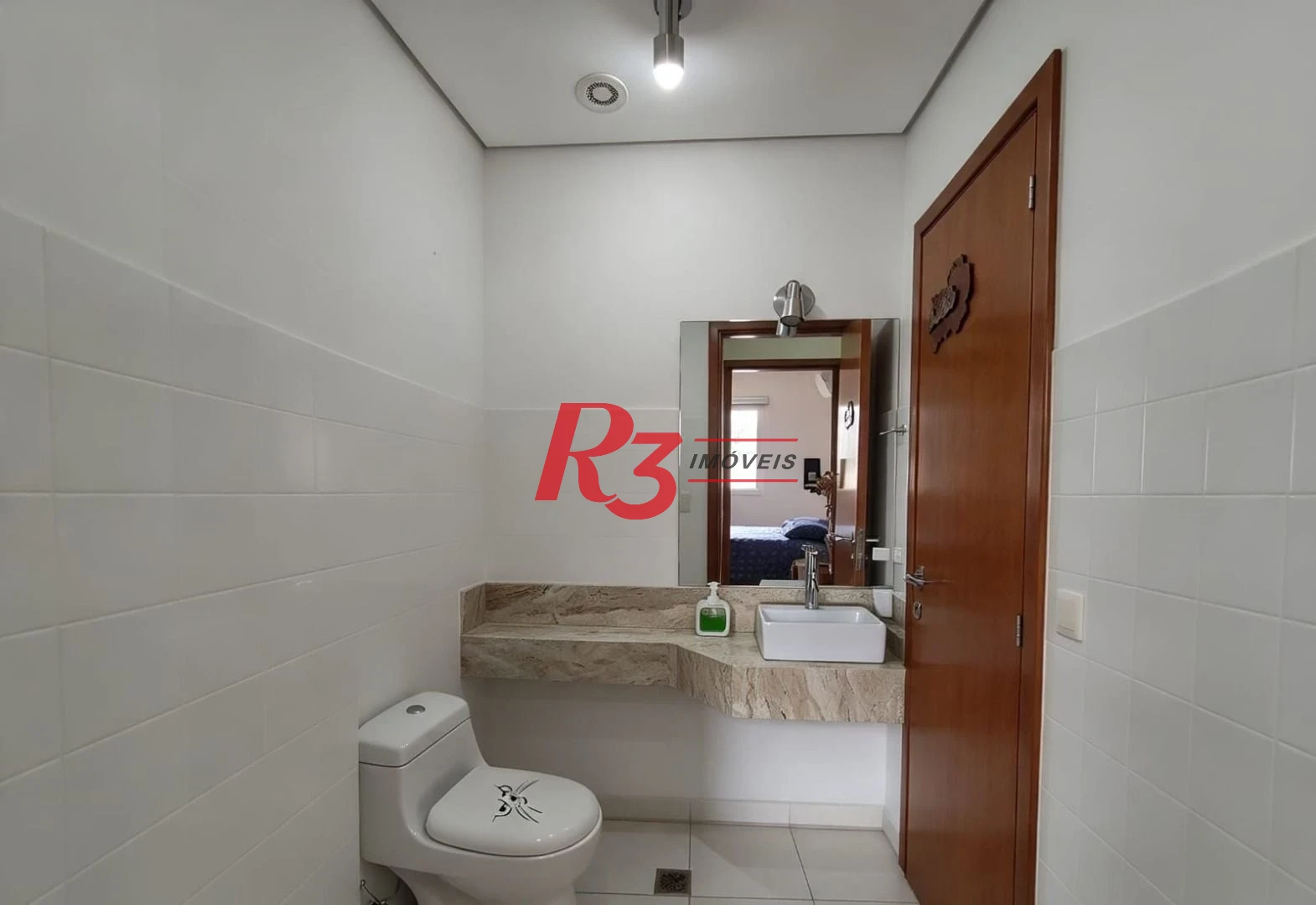 Apartamento com 1 dormitório para alugar, 55 m² por R$ 4.300,00/mês - Vila Matias - Santos/SP