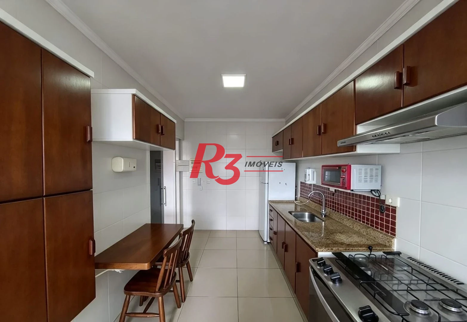 Apartamento com 1 dormitório para alugar, 55 m² por R$ 4.300,00/mês - Vila Matias - Santos/SP