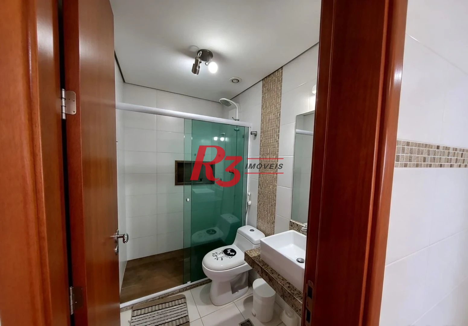 Apartamento com 1 dormitório para alugar, 55 m² por R$ 4.300,00/mês - Vila Matias - Santos/SP