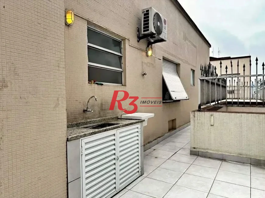 Cobertura com 3 dormitórios, 201 m² - venda por R$ 1.200.000,00 ou aluguel por R$ 10.900,00/mês - Gonzaga - Santos/SP
