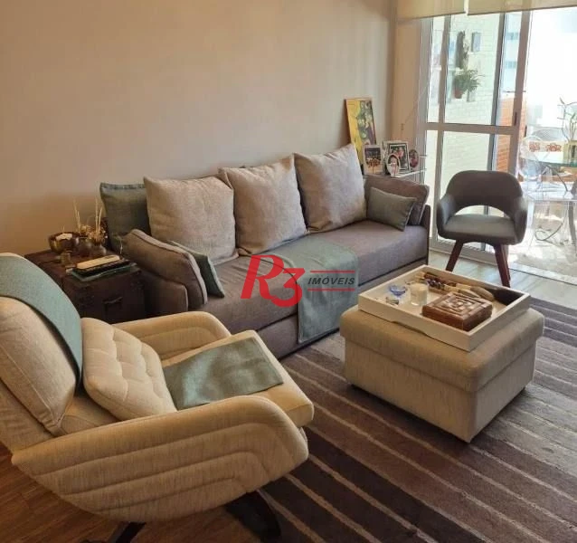Apartamento com 2 dormitórios à venda, 84 m² por R$ 1.050.000,00 - Boqueirão - Santos/SP