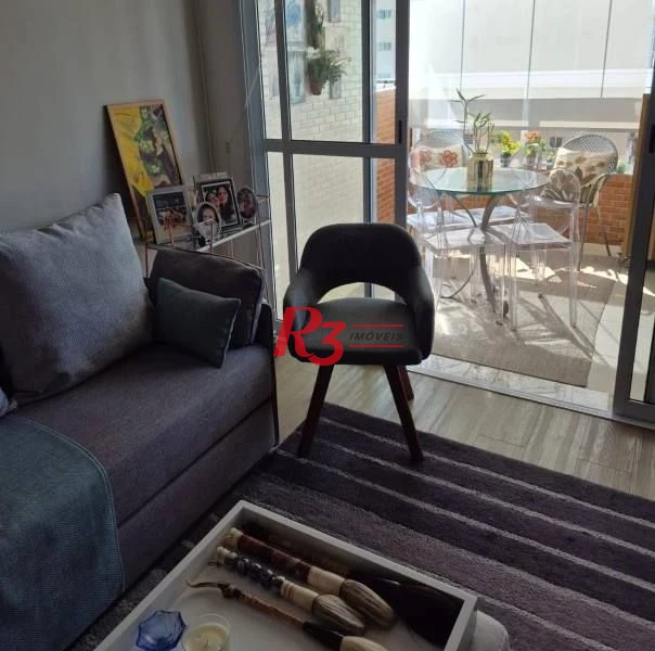 Apartamento com 2 dormitórios à venda, 84 m² por R$ 1.050.000,00 - Boqueirão - Santos/SP