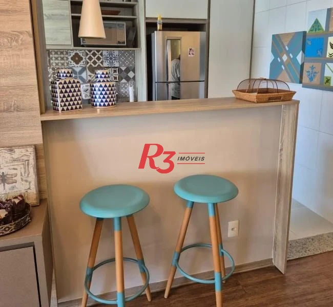 Apartamento com 2 dormitórios à venda, 84 m² por R$ 1.050.000,00 - Boqueirão - Santos/SP