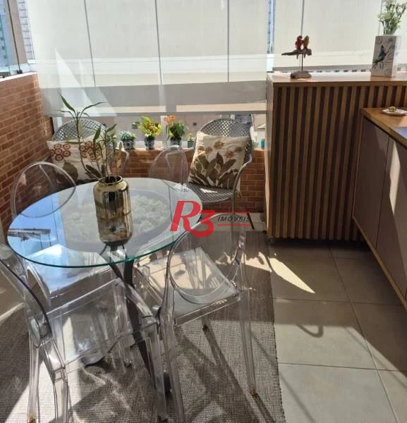 Apartamento com 2 dormitórios à venda, 84 m² por R$ 1.050.000,00 - Boqueirão - Santos/SP