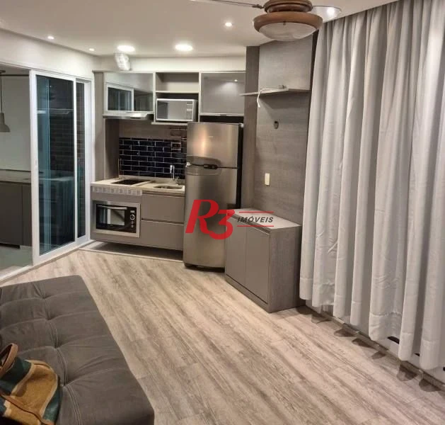 Apartamento com 1 dormitório à venda, 52 m² por R$ 750.000,00 - Pompéia - Santos/SP