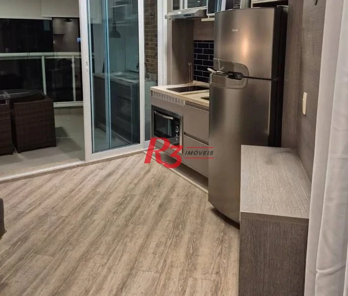 Apartamento com 1 dormitório à venda, 52 m² por R$ 750.000,00 - Pompéia - Santos/SP