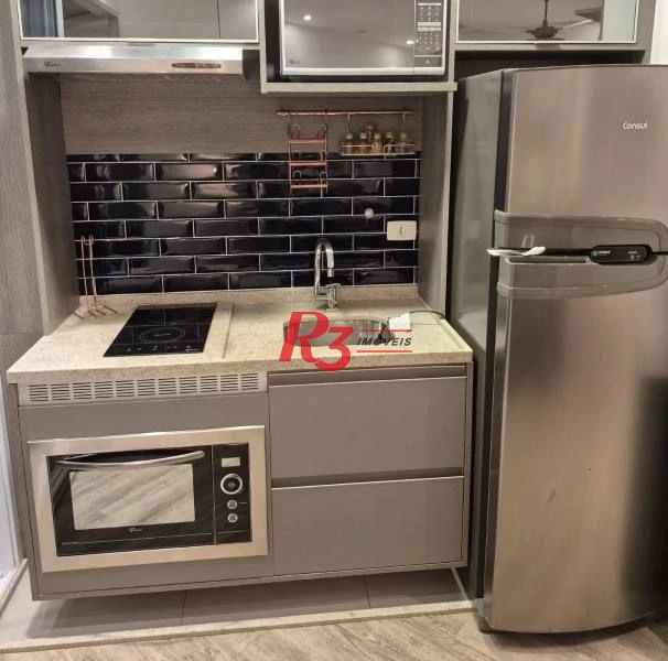 Apartamento com 1 dormitório à venda, 52 m² por R$ 750.000,00 - Pompéia - Santos/SP