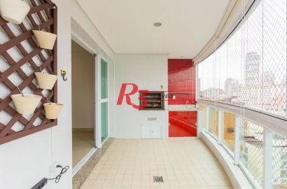 Apartamento à venda, 127 m² por R$ 1.450.000,00 - Boqueirão - Santos/SP