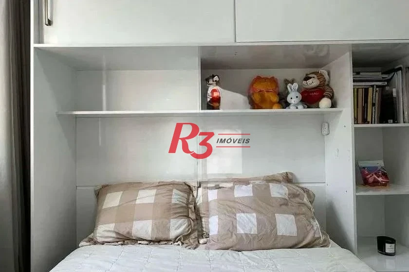 Apartamento com 2 dormitórios para alugar, 45 m² por R$ 3.100,01/mês - Castelo - Santos/SP