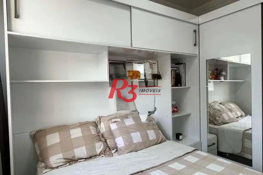 Apartamento com 2 dormitórios para alugar, 45 m² por R$ 3.100,01/mês - Castelo - Santos/SP