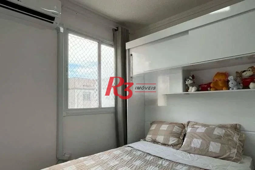 Apartamento com 2 dormitórios para alugar, 45 m² por R$ 3.100,01/mês - Castelo - Santos/SP