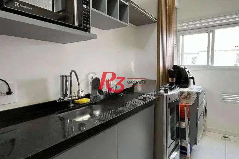 Apartamento com 2 dormitórios para alugar, 45 m² por R$ 3.100,01/mês - Castelo - Santos/SP