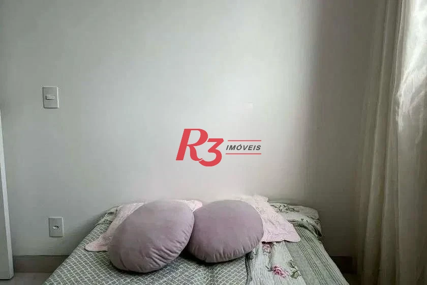 Apartamento com 2 dormitórios para alugar, 45 m² por R$ 3.100,01/mês - Castelo - Santos/SP
