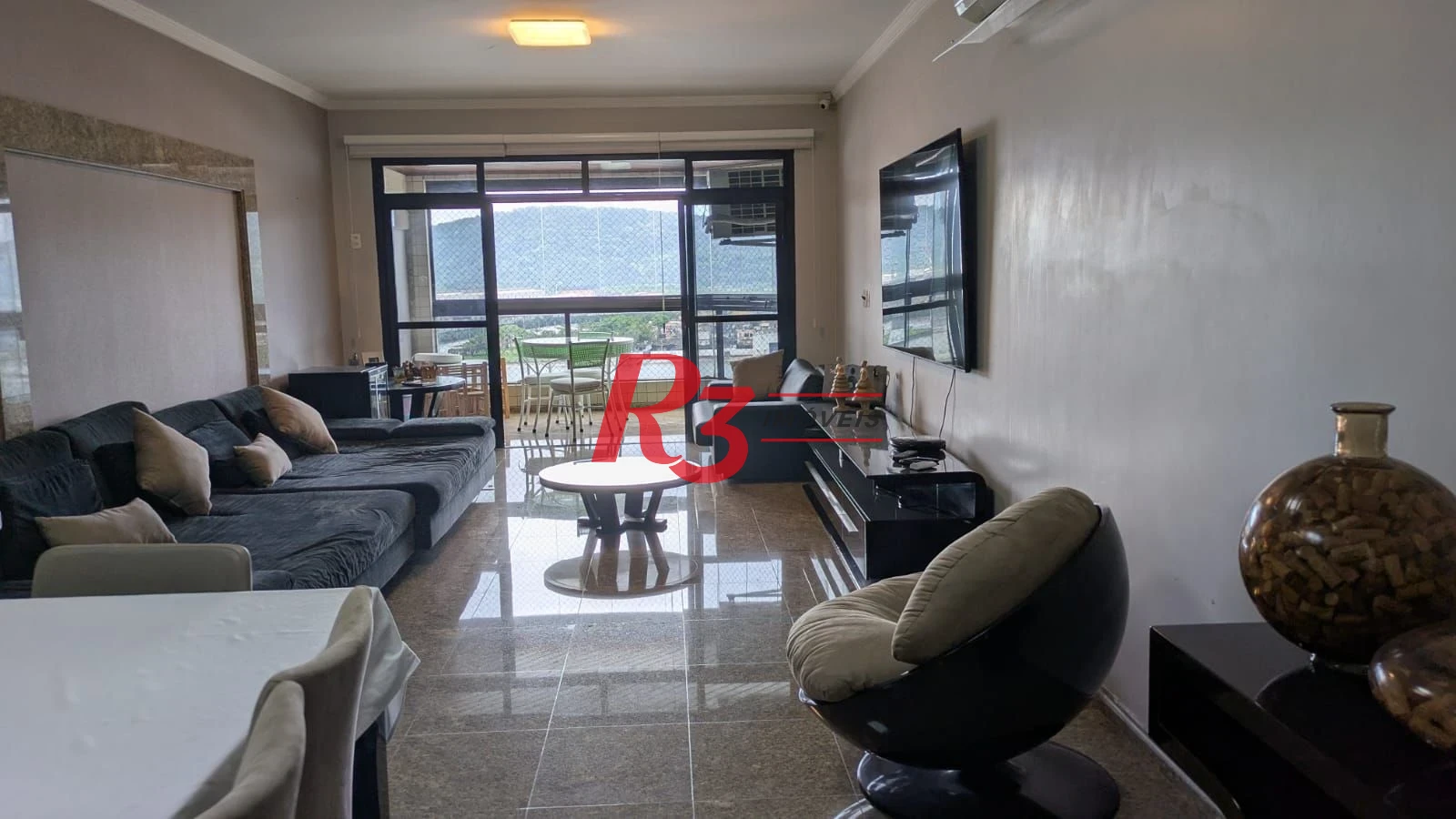 Apartamento com 3 dormitórios à venda, 200 m² por R$ 3.500.000,00 - Ponta da Praia - Santos/SP