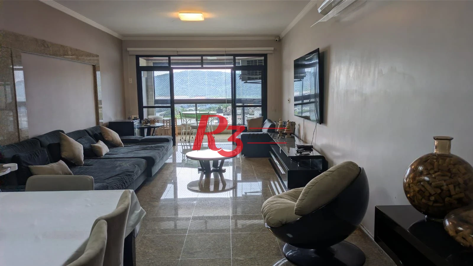 Apartamento com 3 dormitórios à venda, 200 m² por R$ 3.500.000,00 - Ponta da Praia - Santos/SP
