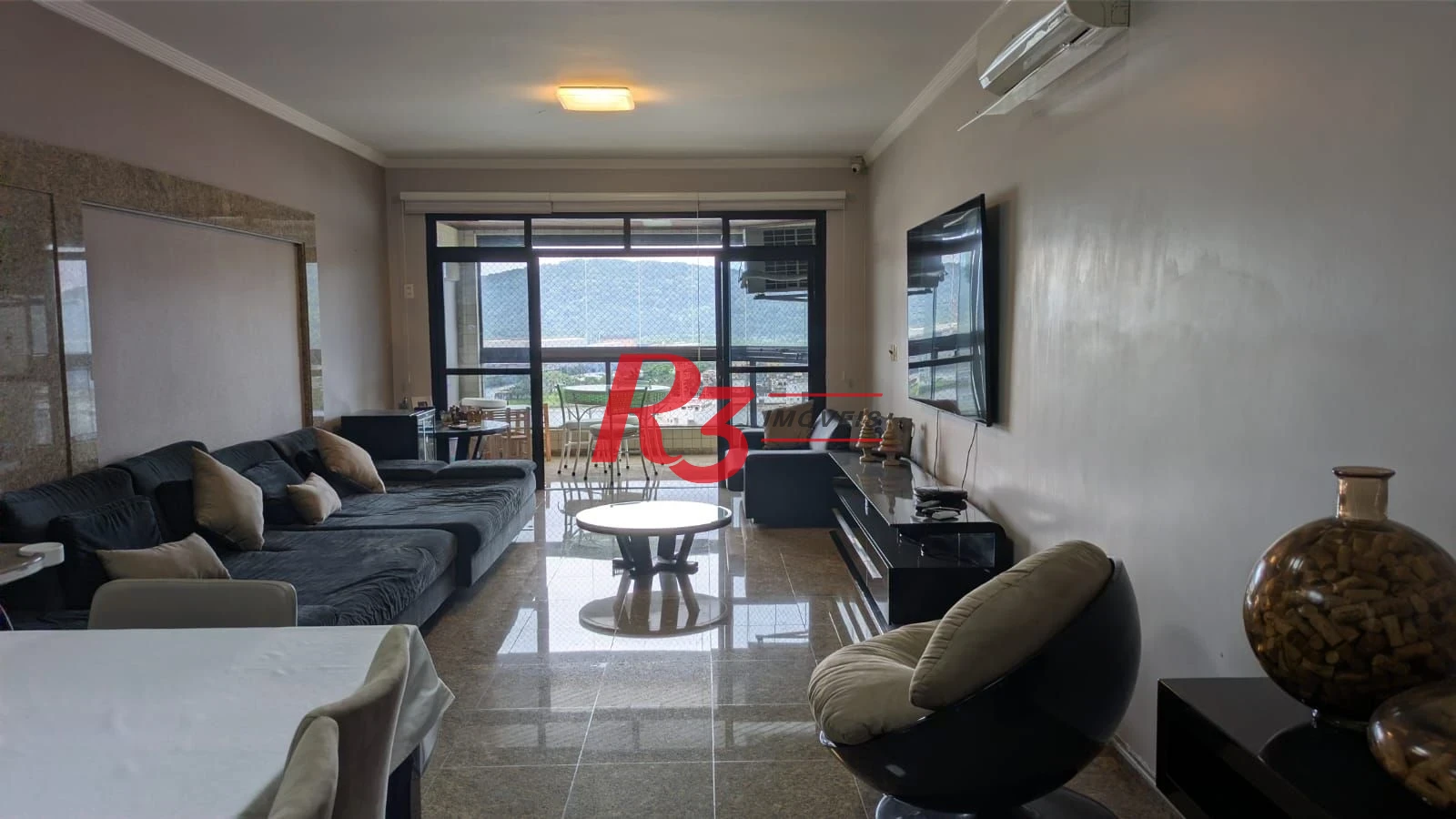 Apartamento com 3 dormitórios à venda, 200 m² por R$ 3.500.000,00 - Ponta da Praia - Santos/SP