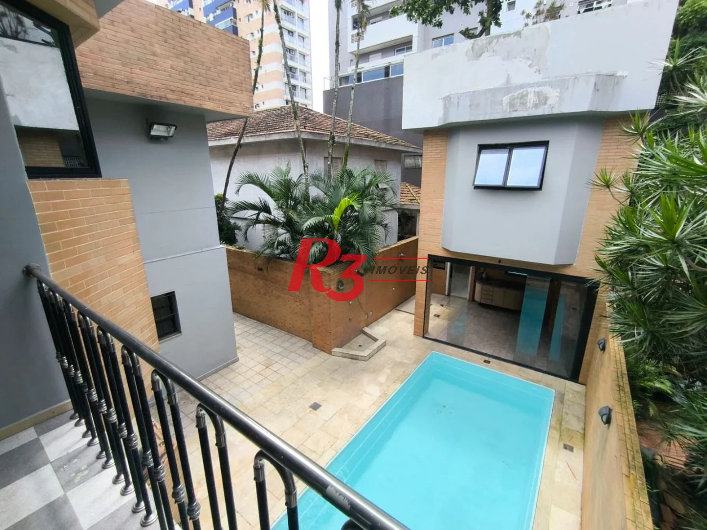 Sobrado com 6 dormitórios para alugar, 481 m² por R$ 24.561,91/mês - Gonzaga - Santos/SP