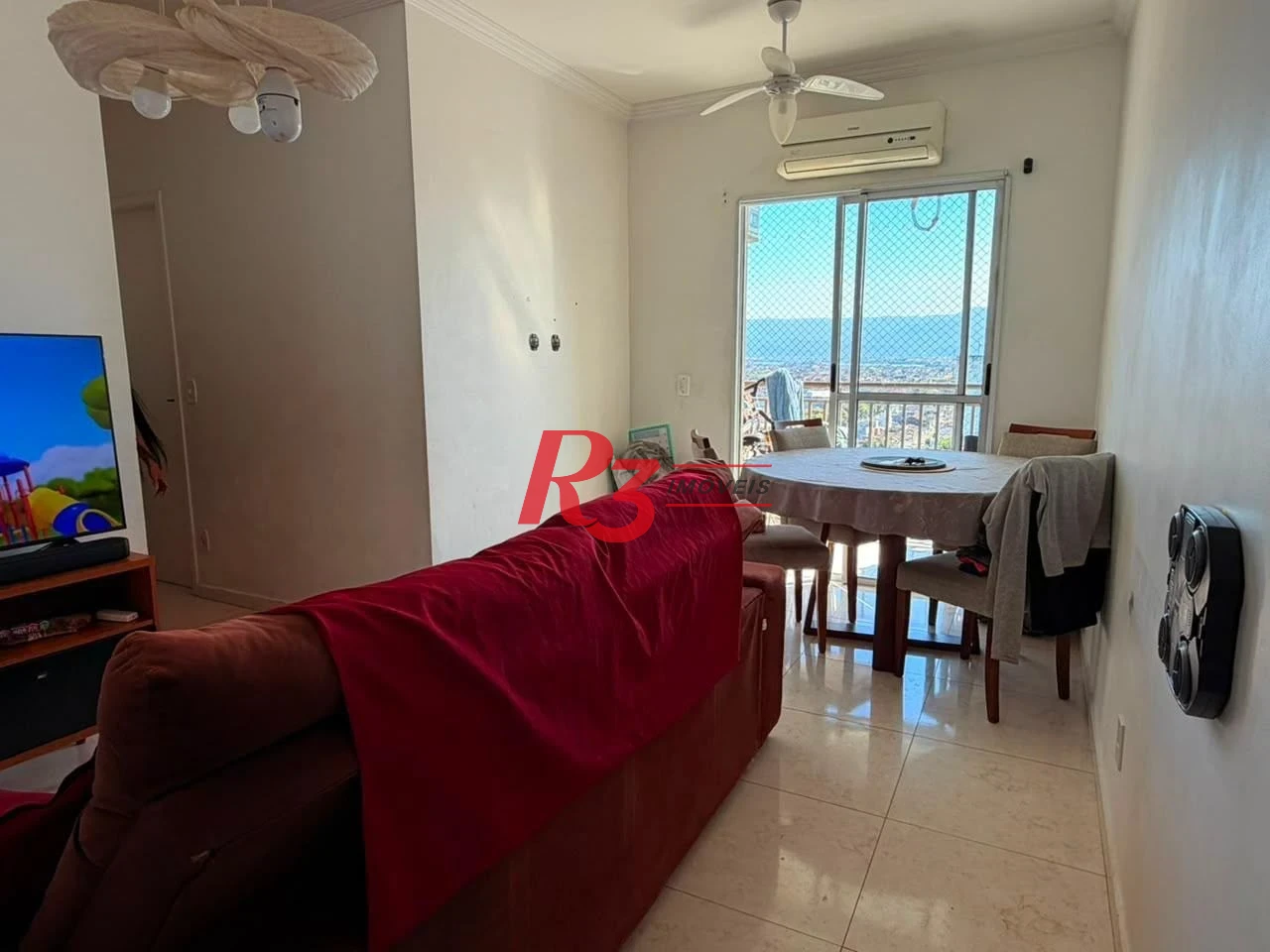 Apartamento com 2 dormitórios à venda, 53 m² por R$ 390.000,00 - Areia Branca - Santos/SP