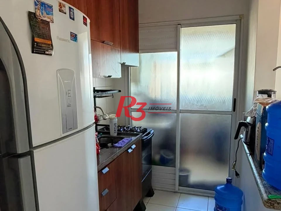 Apartamento com 2 dormitórios à venda, 53 m² por R$ 390.000,00 - Areia Branca - Santos/SP