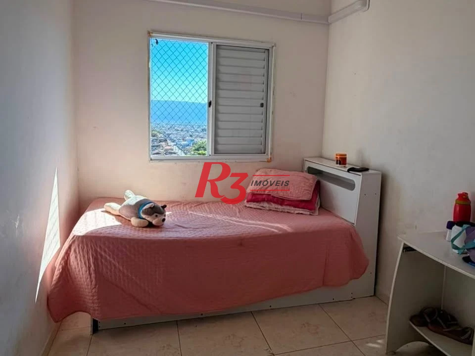 Apartamento com 2 dormitórios à venda, 53 m² por R$ 390.000,00 - Areia Branca - Santos/SP