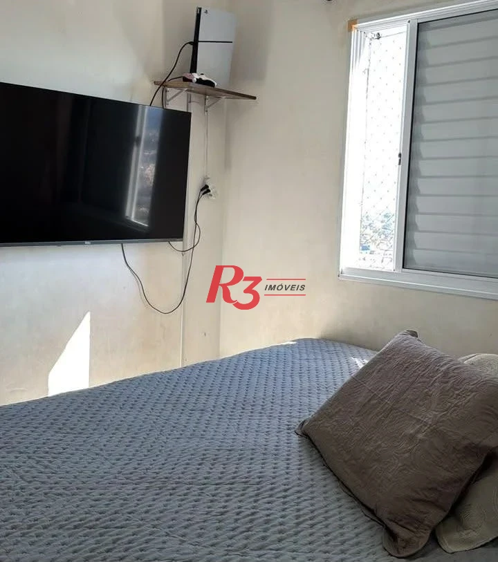 Apartamento com 2 dormitórios à venda, 53 m² por R$ 390.000,00 - Areia Branca - Santos/SP