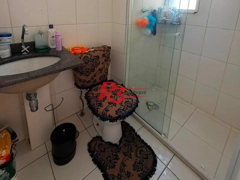 Apartamento com 2 dormitórios à venda, 53 m² por R$ 390.000,00 - Areia Branca - Santos/SP