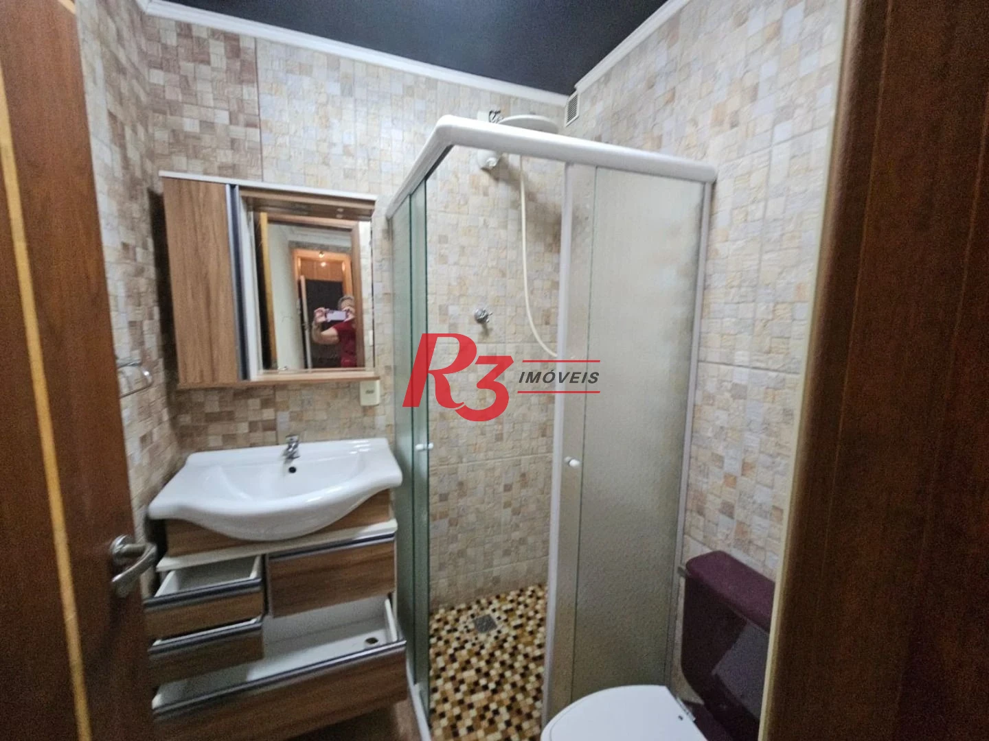 Apartamento com 1 dormitório à venda, 71 m² por R$ 350.000,00 - Centro - São Vicente/SP
