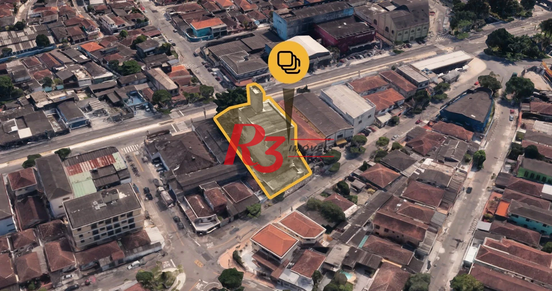 Prédio à venda, 407 m² por R$ 10.275.000,00 - Chico de Paula - Santos/SP