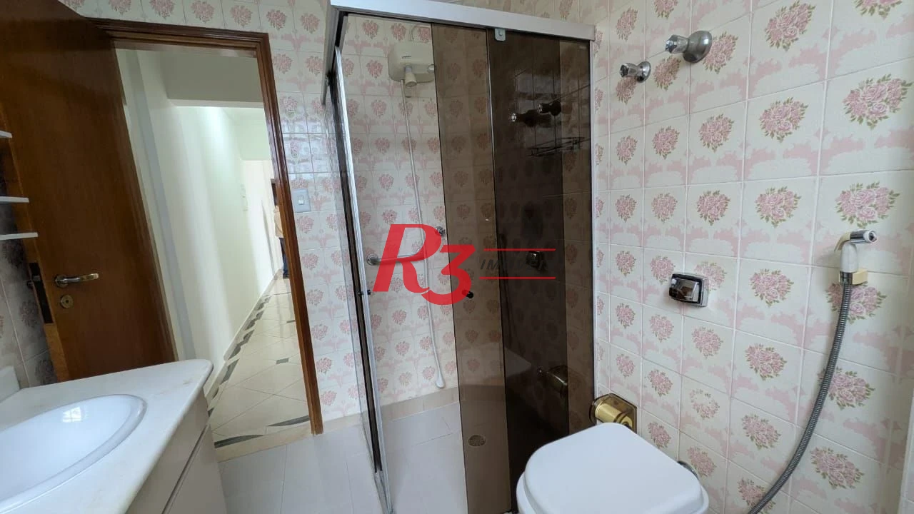 Apartamento com 2 dormitórios para alugar, 118 m² por R$ 3.800,02/mês - Aparecida - Santos/SP