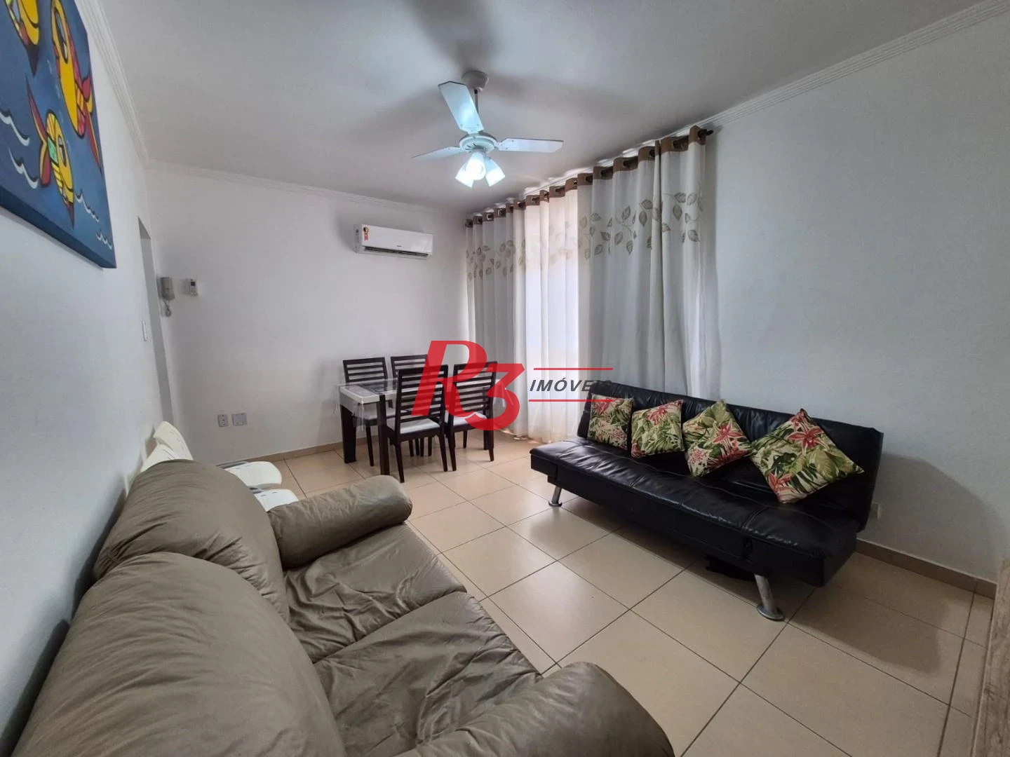 Apartamento com 1 dormitório à venda, 45 m² por R$ 510.000,00 - Gonzaga - Santos/SP