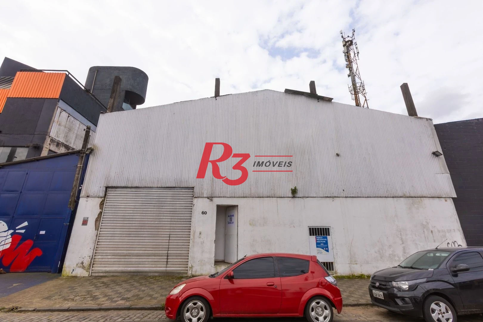 Galpão para alugar, 540 m² por R$ 10.000,00/mês - Vila Matias - Santos/SP