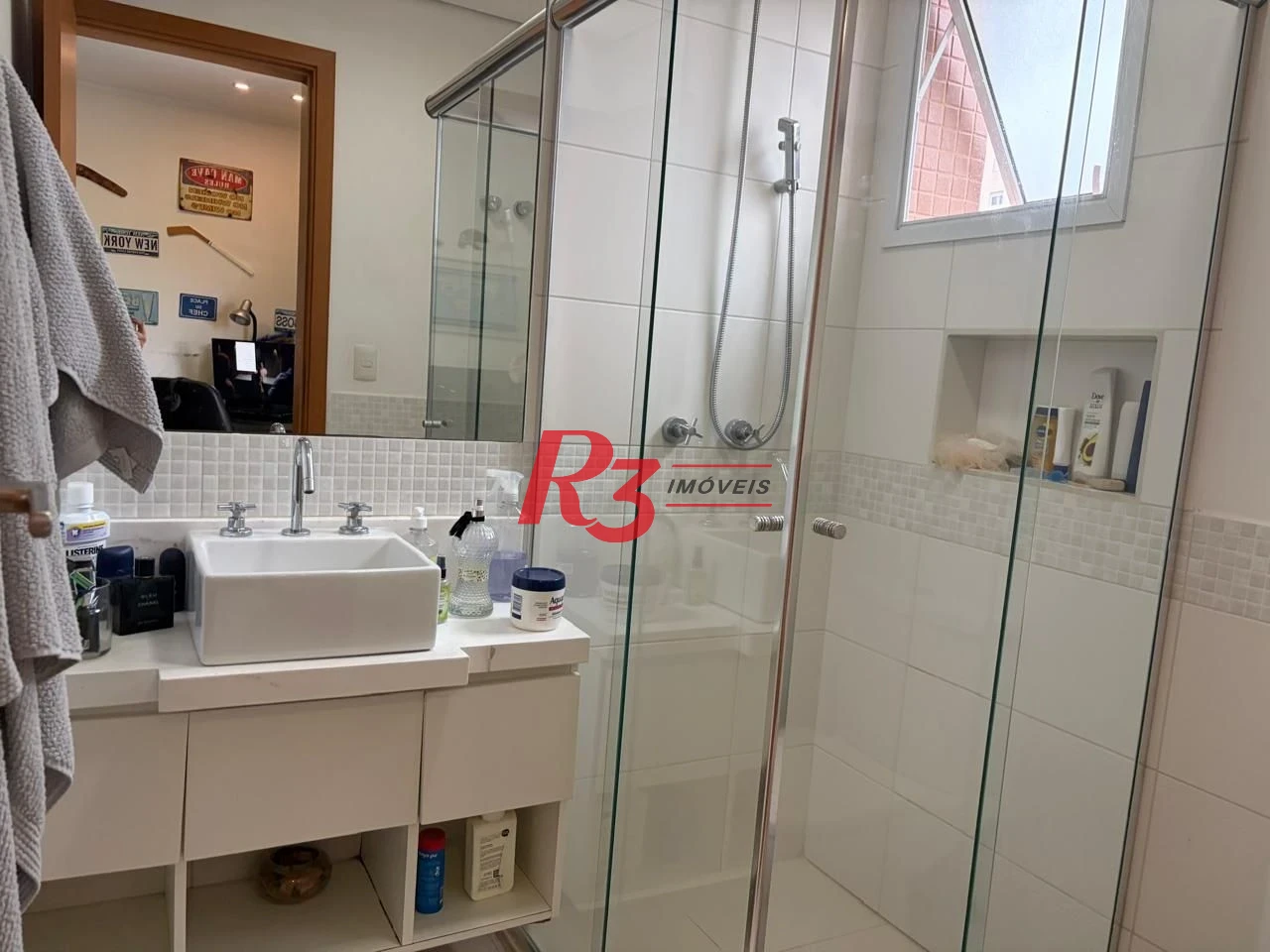 Apartamento com 4 dormitórios à venda, 221 m² por R$ 3.800.000,00 - Gonzaga - Santos/SP
